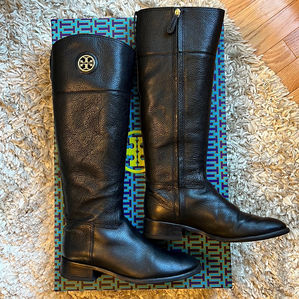 Tory Burch Tall Black Riding Boot